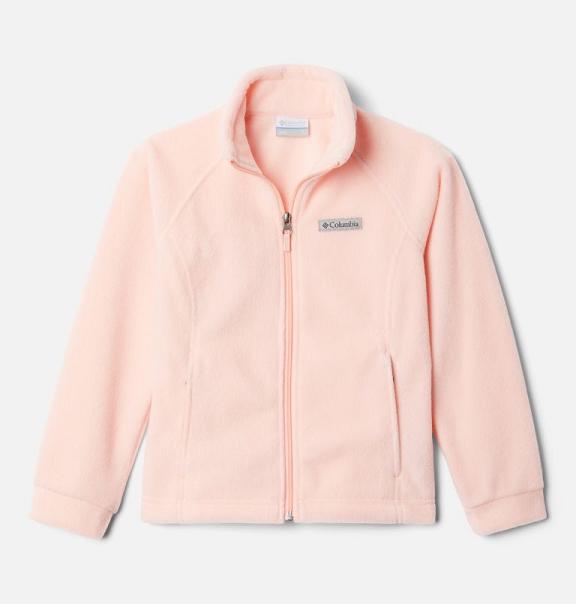 Columbia Benton Springs Fleece Jacket Pink For Girls NZ47801 New Zealand